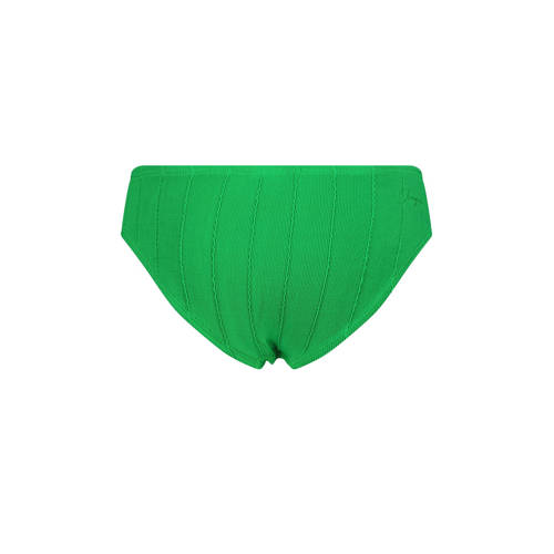 VINGINO one shoulder bikini Zaima met textuur groen Meisjes Polyester Effen 104