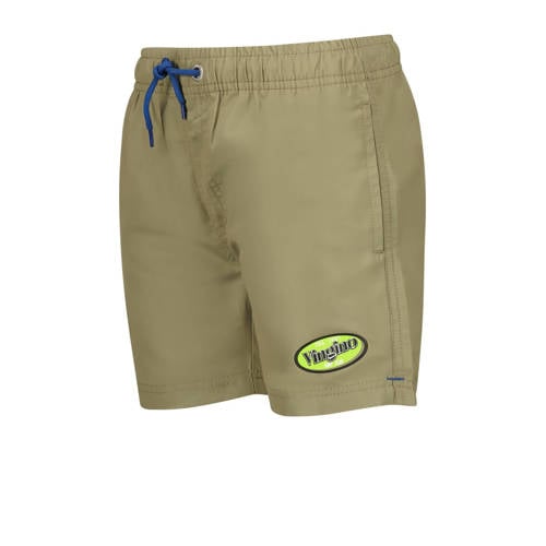 VINGINO zwemshort Xalvino kakigroen Jongens Polyester Effen 164