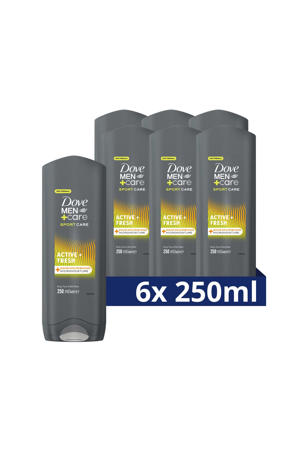 Sport Care Active+Fresh 3-in-1 douchegel - 6 x 250 ml