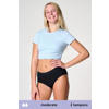 Moodies Undies hipster menstruatieslip medium zwart