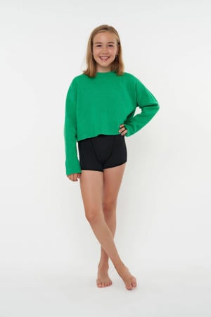 boyshort menstruatieslip medium/heavy zwart