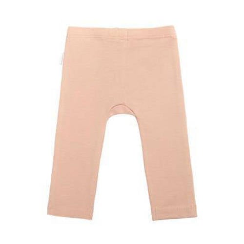 Noppies baby regular fit legging Naranja met biologisch katoen roze Effen 44