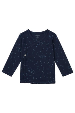 baby longsleeve Nantes met katoen donkerblauw
