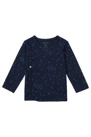 baby longsleeve Nantes met katoen donkerblauw
