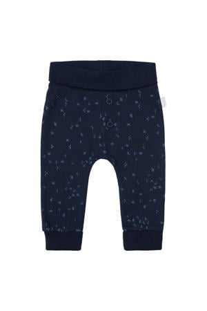 baby regular fit broek Nicea met katoen donkerblauw