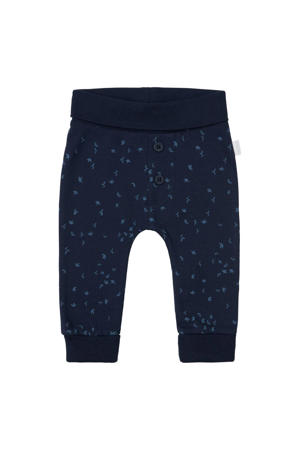 baby regular fit broek Nicea met katoen donkerblauw