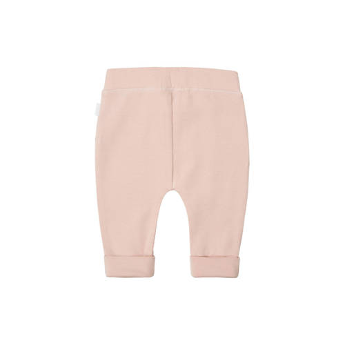 Noppies baby regular fit broek Naupl lichtroze Jongens Stretchkatoen Effen 50