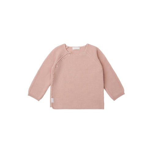 Noppies baby baby vest Pino van katoen oudroze Effen - maat 50 afbeelding