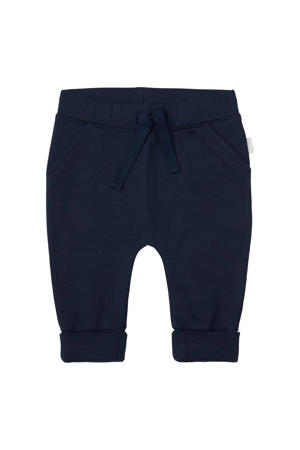 baby regular fit broek Naupl donkerblauw