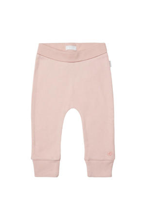 baby regular fit broek Naura met katoen lichtroze