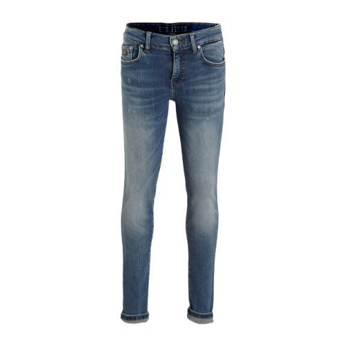 LTB slim fit jeans JIM B axton wash Blauw Jongens Katoen Effen - 110