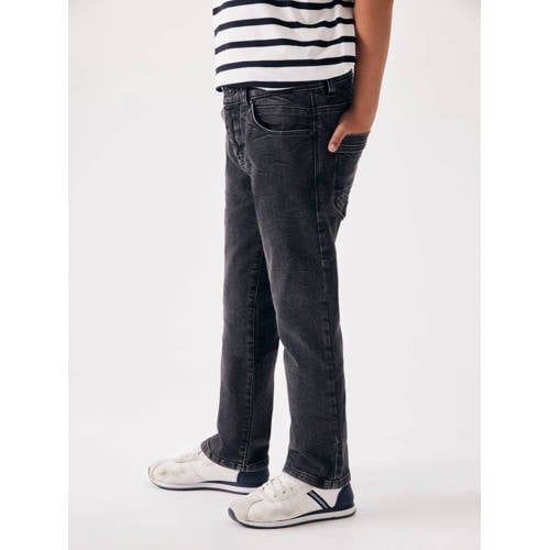 LTB slim fit jeans RAFIEL B black olive Zwart Jongens Denim Effen 158