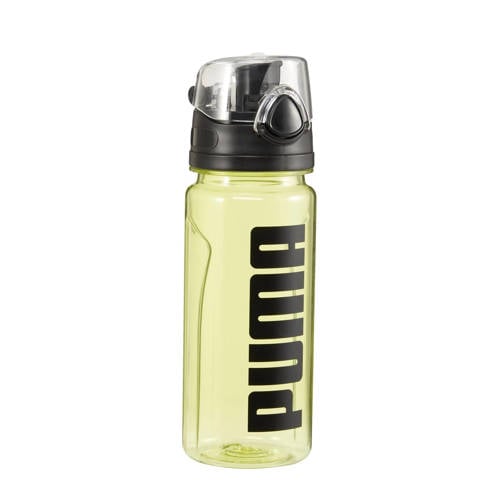 Puma bidon Training Bottle 600 ml geel Logo | Bidon van Puma