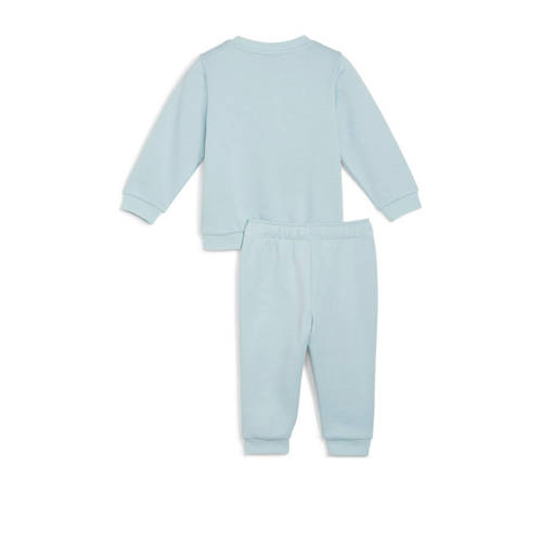 Puma joggingpak lichtblauw Meisjes Katoen Ronde hals Logo 62