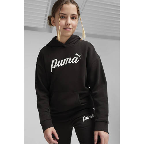 Puma hoodie zwart Trui Jongens Katoen Capuchon Printopdruk 128