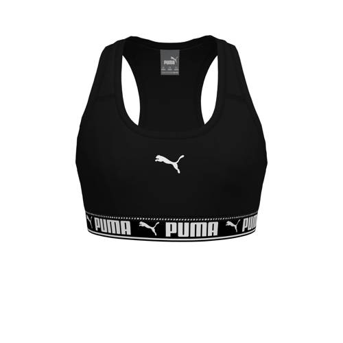 Puma sporttop zwart Meisjes Polyester Ronde hals Logo - 152