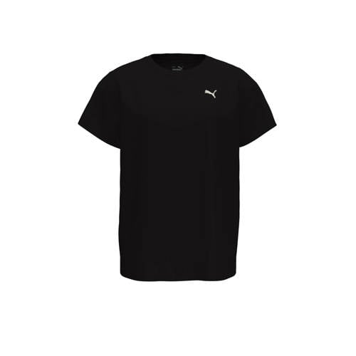 Puma T-shirts Animal Remix zwart Polyester Ronde hals Logo 128