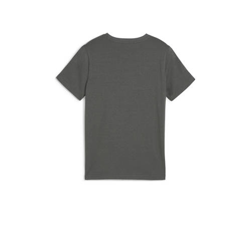Puma T-shirt Ess Tape Camo grijs Katoen Ronde hals Camouflage 128