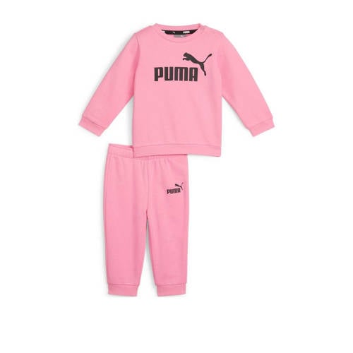 Puma joggingpak roze Meisjes Katoen Ronde hals Printopdruk