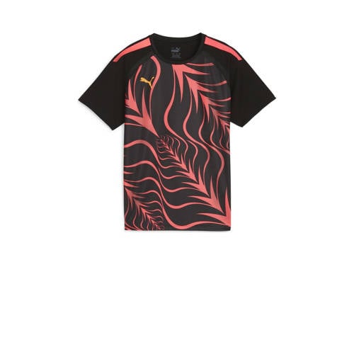 Puma voetbalshirt zwart/roze Sport t-shirt Jongens/Meisjes Polyester Ronde hals