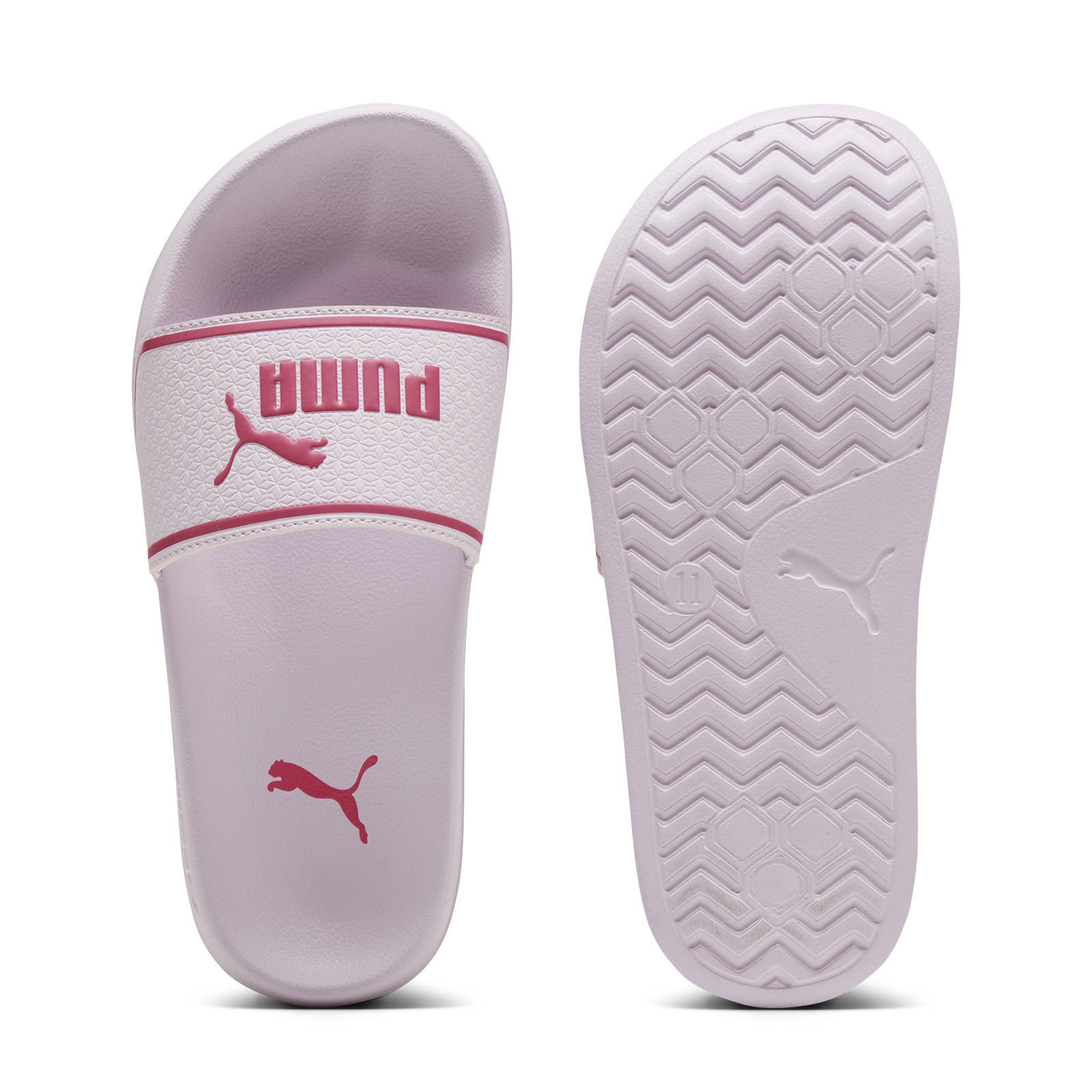 Puma Leadcat 2.0 badslippers lila fuchsia kleertjes