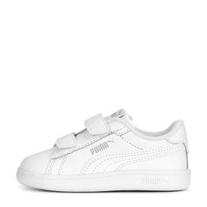 Smash 3.0 L V leren sneakers wit/lichtgrijs