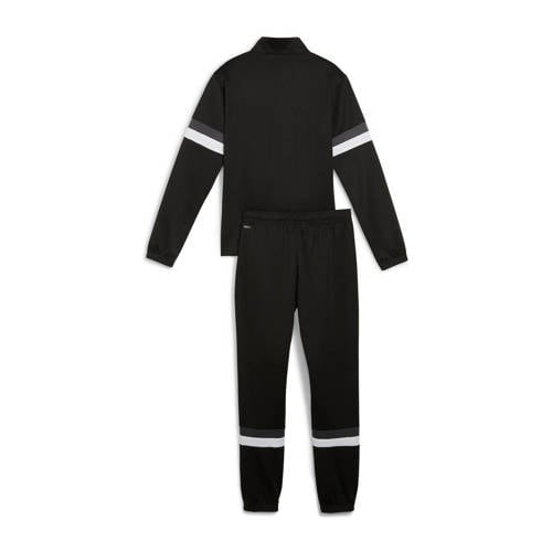 Puma Junior trainingspak zwart wit Jongens Meisjes Polyester Opstaande kraag 128