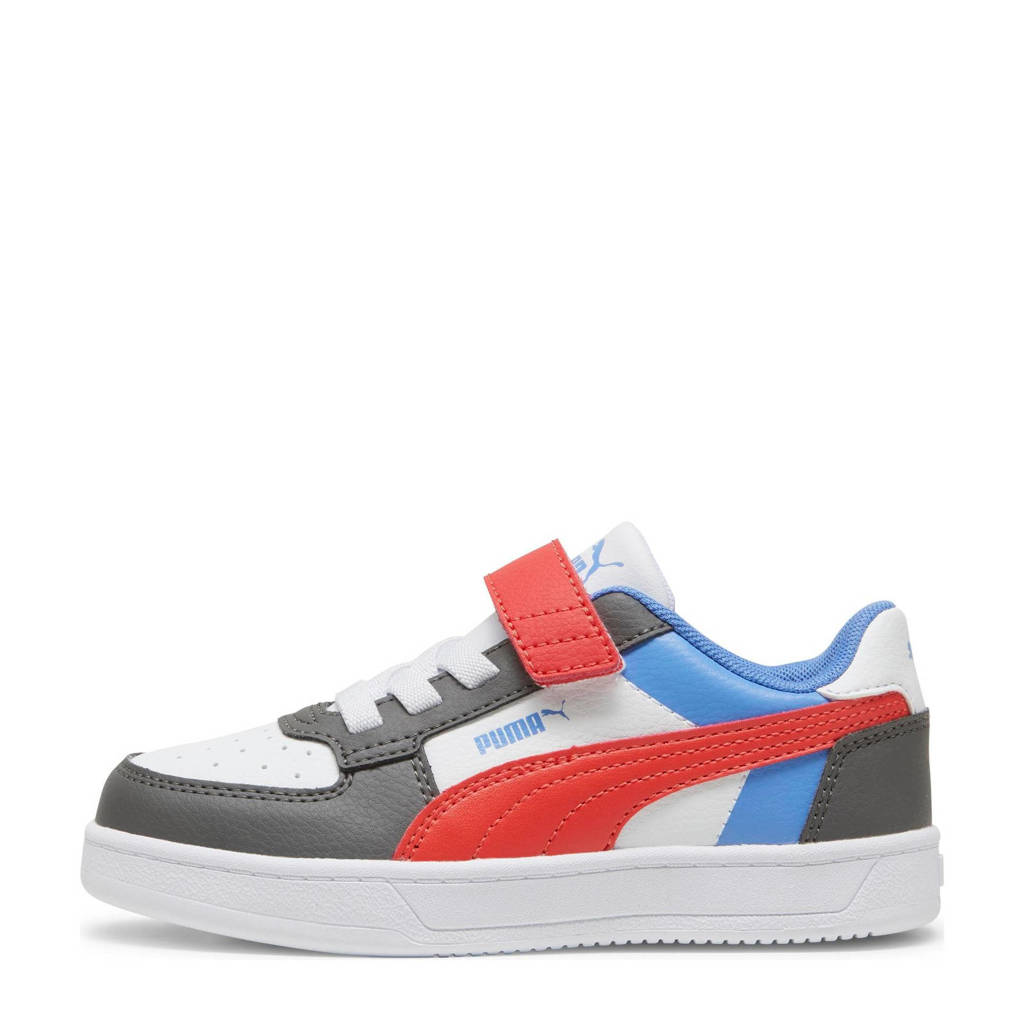 Caven 2.0 Block sneakers wit/rood/blauw