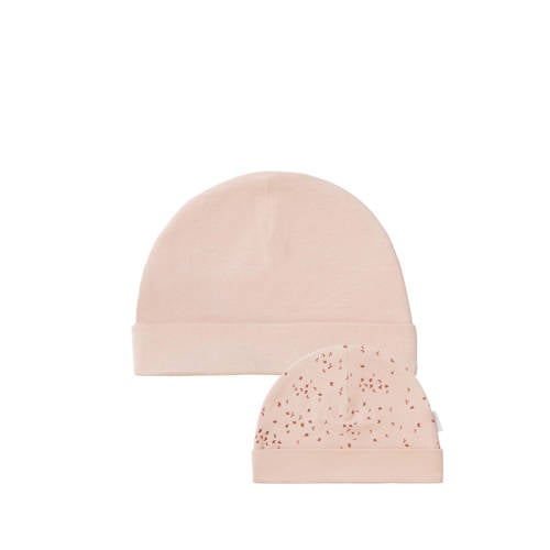 Noppies baby reversible muts Navar roze Jongens/Meisjes Katoen All over print