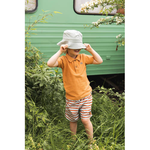 Koko Noko zwemshort mintgroen roestbruin Jongens Polyester Streep 110 116