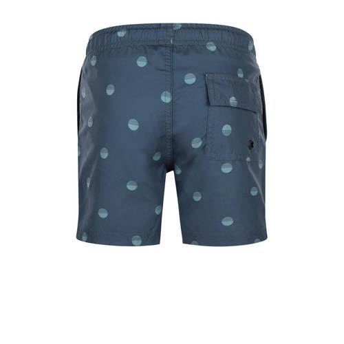 Koko Noko zwemshort donkerblauw Jongens Polyester All over print 134 140