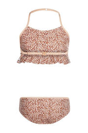 thumbnail: Koko Noko halter bikini met ruches oudroze/roze