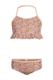 thumbnail: Koko Noko halter bikini met ruches oudroze/roze