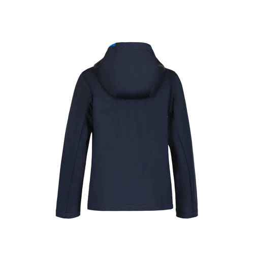 icepeak softshell jack Kanorado donkerblauw blauw Outdoor jas Jongens Polyester Capuchon 128