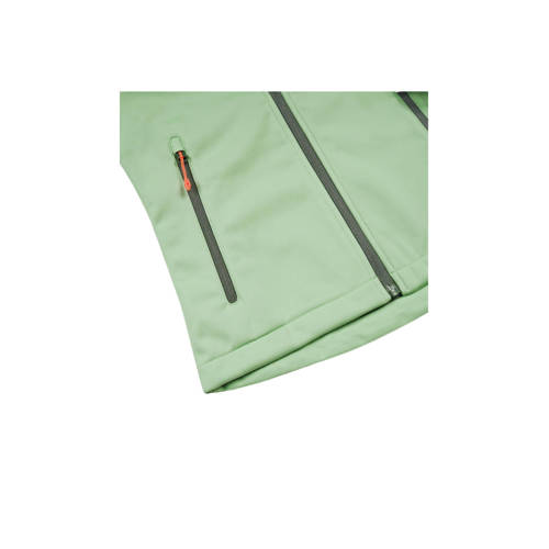 icepeak softshell jack Kleve lichtgroen Outdoor jas Jongens Meisjes Polyester Capuchon 116