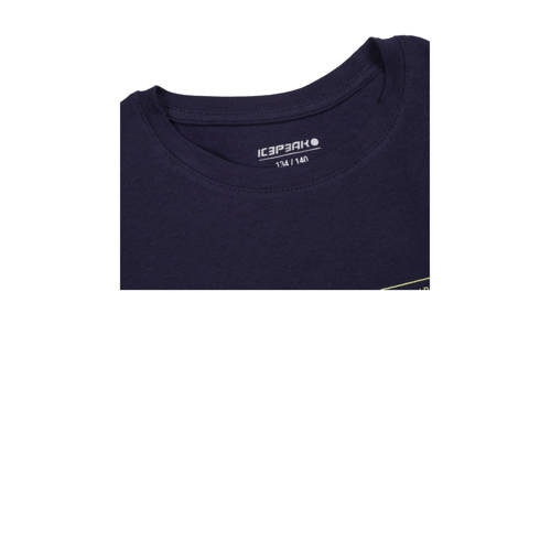 icepeak sportshirt Leadville Jr donkerblauw Sport t-shirt Jongens Katoen Ronde hals 116