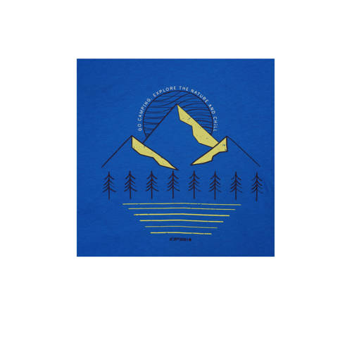 icepeak outdoor T-shirt Leadville Jr blauw Sport t-shirt Jongens Katoen Ronde hals 116