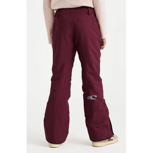 O'Neill skibroek Star bordeaux Rood Meisjes Polyester Effen 140