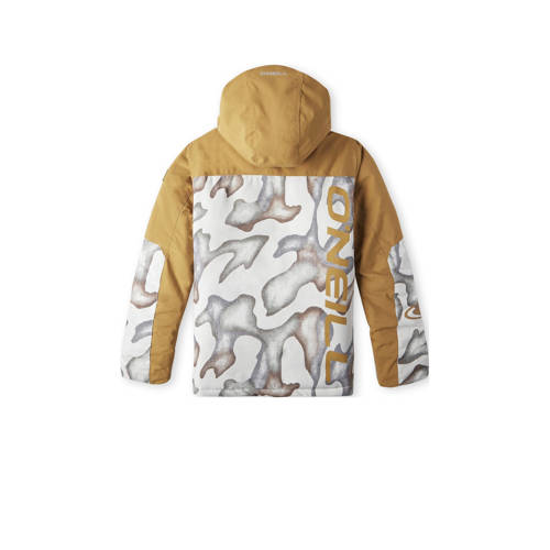 O'Neill ski-jack Texture beige camel Skijack Jongens Polyester Capuchon 104