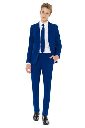 kostuum Navy Royale blauw