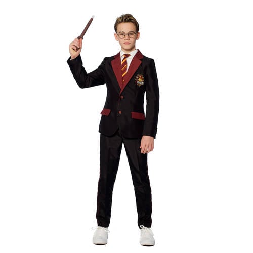 Suitmeister kostuum Harry Potter Gryffindor™ zwart/bordeaux Jongens Polyester Reverskraag