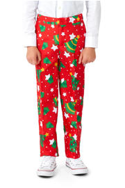 thumbnail: Suitmeister kostuum Christmas Trees Stars felrood