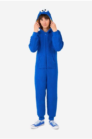 onesie Cookiemonster blauw