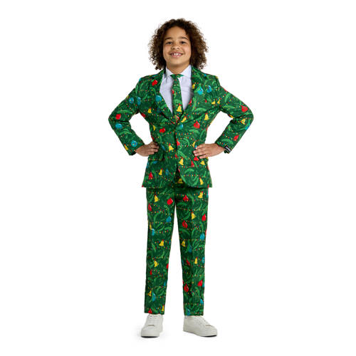 Suitmeister kostuum Christmas Green Tree Light Up groen Jongens Polyester Reverskraag - maat 98/116 afbeelding