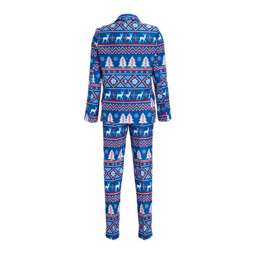 Suitmeister kostuum Christmas Blue Nordic blauw Jongens Polyester Reverskraag 98 116