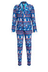 Blauw/multicolor