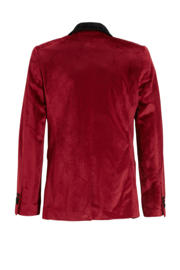 thumbnail: OppoSuits fluwelen colbert Dinner Jacket rood/zwart