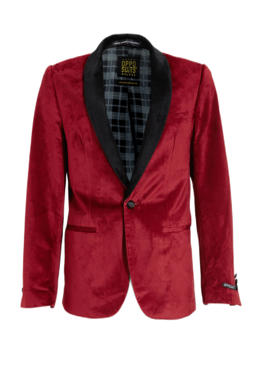 OppoSuits colbert Dinner Jacket met all over print zwart | kleertjes.com