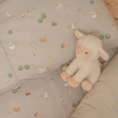 Little Dutch schaap little farm knuffel 17 cm Wit | Knuffel van