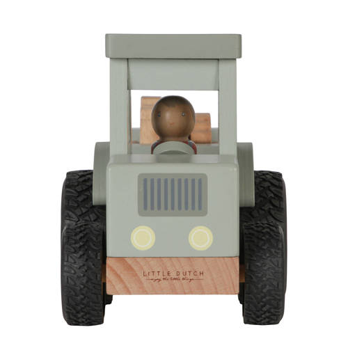Little Dutch tractor met trailer little farm Speelvoertuig